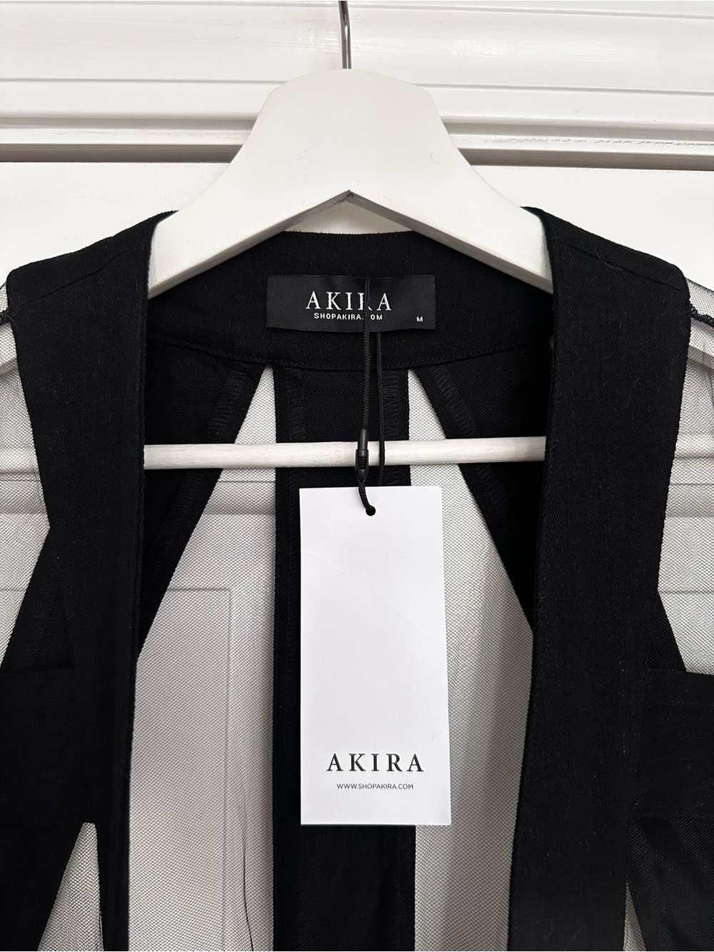 AKIRA Meshin Around Sheer Mesh Duster Cardigan NWT Medium - Picture 2 of 10